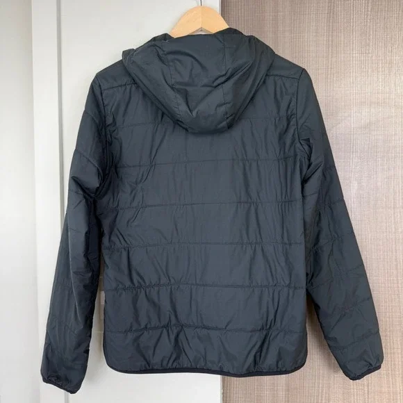 Fjallraven Black Keb Padded Hoodie Jacket Puffer Full Zip Size Small - Picture 9 of 14